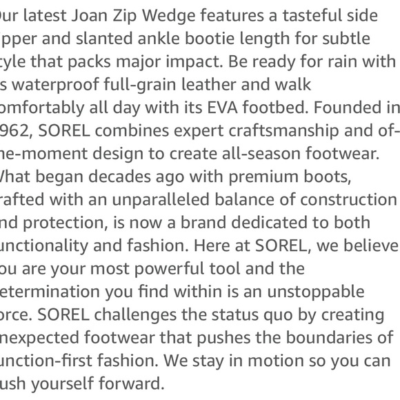Sorel Joan of Artic Wedge II Booties - Picture 9 of 10